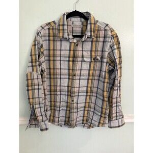 Outerknown Blanket Shirt Mens M Organic Cotton Heavy Twill‎ Flannel Shacket